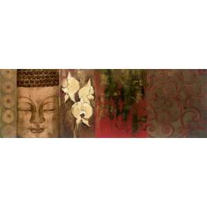 Buddha Orchid by Liz Jardine 36x12 