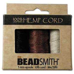   Twine Bead Cord .5mm 3 Spool App 59 Feet 42543 Arts, Crafts & Sewing