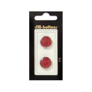  Dill Buttons 15mm Shank Wine Red 2 pc (6 Pack) Pet 