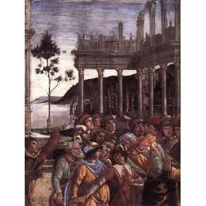   Punishment of Korah detail 4, By Botticelli Sandro 