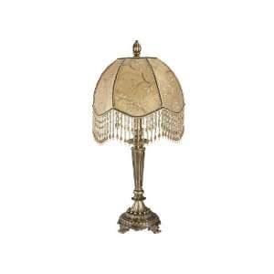  Boudoir Style Beaded Table Lamp 100w Max Polyresin Steel 