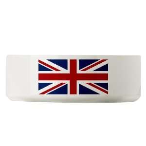  United Kingdom Flag Large Stoneware Pet Bowl: Pet Supplies