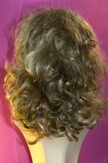 Blended Brunette Long Wavy Curly Wigs  