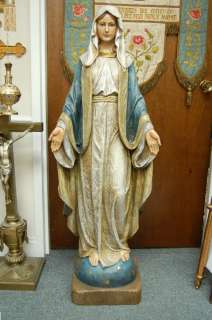 Very nice 48 tall Statue of Mary The Blessed Mother  