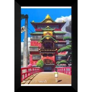  Spirited Away 27x40 FRAMED Movie Poster   Style B 2002 