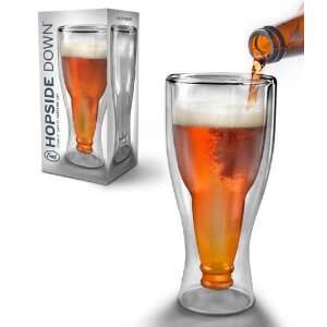  Hopside Down Beer Glass: Kitchen & Dining