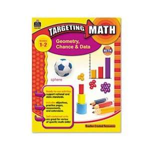  Targeting Math, Geometry, Chance and Data, Grades 1 2, 112 