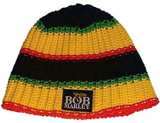BOB MARLEY Knit BEANIE HAT/CAP NEW WITH TAGS Rasta Rastafari  