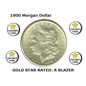  1900 Morgan 90% Silver Dollar **High Grade Gold Star Dollar 