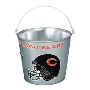 Chicago Bears NFL 5 qt Metal Ice Bucket/Pail  Sports 