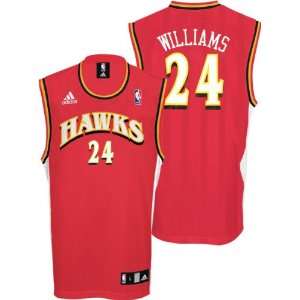  Marvin Williams Youth Jersey: adidas Red Replica #24 