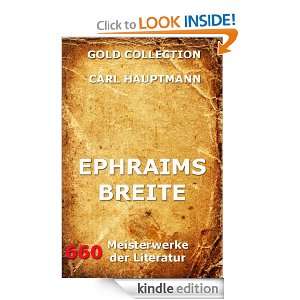 Ephraims Breite (Kommentierte Gold Collection) (German Edition): Carl 