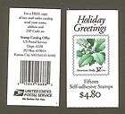 US Scott # 3177b/c/d BK264 Complete 1997 Christmas Holly Booklet of 15