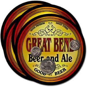  Great Bend, ND Beer & Ale Coasters   4pk: Everything Else