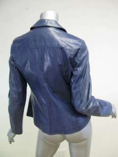 Marco Tagliaferri Womens Jacket Blue Leather Jacket S  