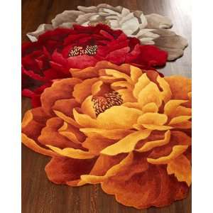  Bria Floral Rug 4 Round: Home & Kitchen