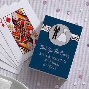   Playing Card Wedding Favors   Bride & Groom: Health & Personal Care