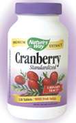 Natures Way Standardized Cranberry   120 Tablets  