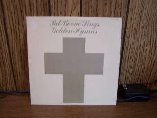 Pat Boone   Sings Golden Hymns lp album VG+  