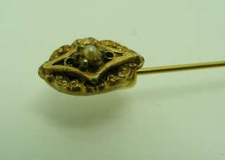 Estate 1900s Costume Jewelry Stick Pin Brooch Art Deco  