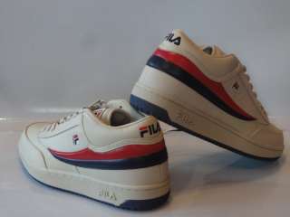 Fila T1 Mid Cream Red Black Sneakers Mens Size 8  