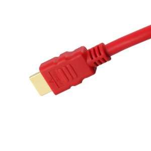   High Speed HDMI Cable, 28 AWG, Red, Tartan Cable brand: Electronics