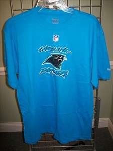   Panthers Sideline TEAL (logo,team name) Short Sleeve T Shirt sz M