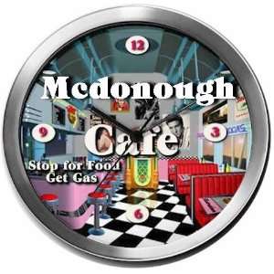  MCDONOUGH 14 Inch Cafe Metal Clock Quartz Movement 