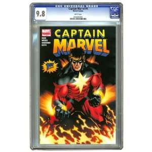    Captain Marvel #1 Ed McGuinness Cover CGC 9.8 Toys & Games