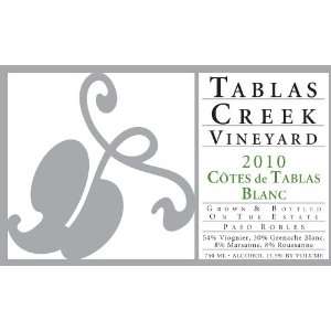  Tablas Creek Cotes de Tablas Blanc 2010: Grocery & Gourmet 