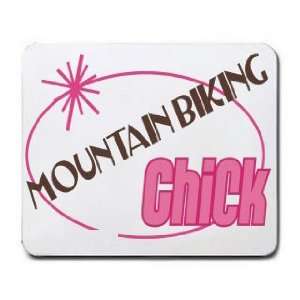  MOUNTAIN BIKING Chick Mousepad