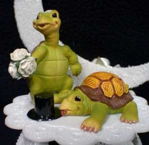BOUT TIME Turtle Wedding Cake Topper Critter top #1  