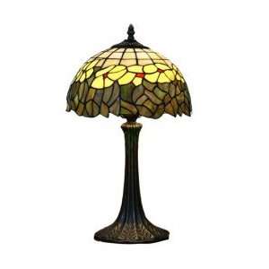 Tiffany style Floral Bronze Finish Table Lamp: Home 