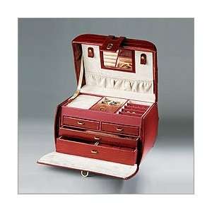  Ragar Bordeaux Large Travel Jewelry Box: Home & Kitchen
