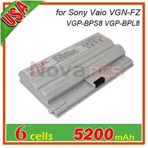 Battery for SONY VGP BPL8 VGP BPS8 VGP BPS8A VGP BPS8B  