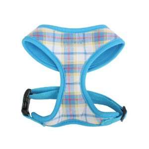  Authentic Puppia Mezzo Harness A, Sky Blue, Medium: Pet 