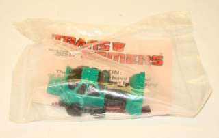   Green w Black SEALED McDonalds G1 Transformers 1985 Happy Meal Toy