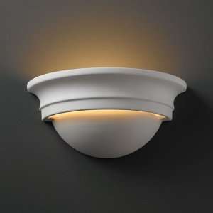 Justice Design Group CER 1015 PATA Small Cyma Wall Sconce 