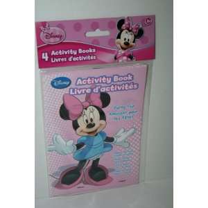  Disney Minnie Mouse pack of 4 Activity Books Party Favor 