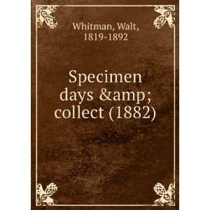   days & collect (1882) (9781275245730) Walt, 1819 1892 Whitman Books