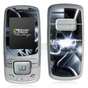  Design Skins for Samsung C300   Chrome Tunnel Design Folie 