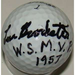  Lew Burdette SIGNED Baseball Golf Ball BRAVES: Sports 