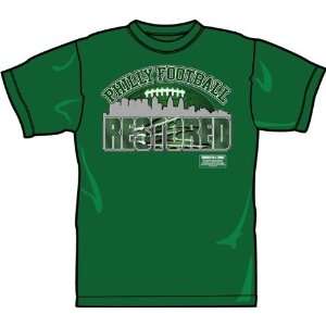   Football Restored Green T Shirt X Large