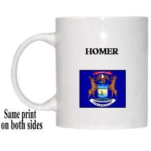  US State Flag   HOMER, Michigan (MI) Mug 