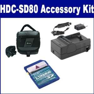  Panasonic HDC SD80 Camcorder Accessory Kit includes SDM 