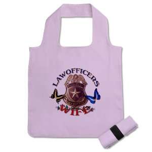  Reusable Shopping Grocery Bag Lavendar Law Officers Police 