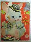 Vintage 1959 BRIGHT EYES His Coloring Book by Merrill Publishing Co 