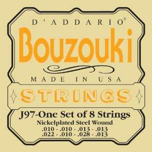  DAddario J97 Greek Bouzouki Strings Musical Instruments