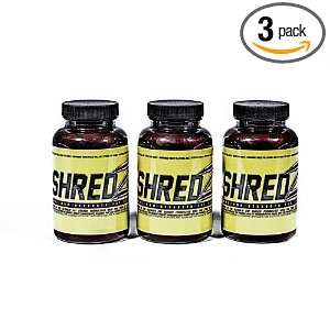  SHREDZ Maximum Strength Fat Burner (Triple Bottle Set 