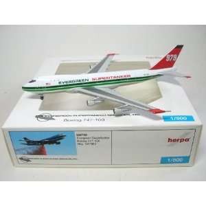    Herpa Evergreen 747 100 1/500 Supertanker (**): Toys & Games